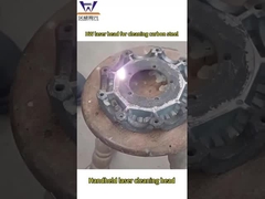 Karbon çelik temizleme için elden taşınabilir tek motorlu lazer temizleme makinesi