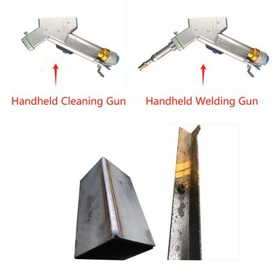 İyi bir fiyat. 3'te 1 el lazer makinesi 3000W'ye kadar kaynak için ve 2000W'ye kadar temizlik için çevrimiçi