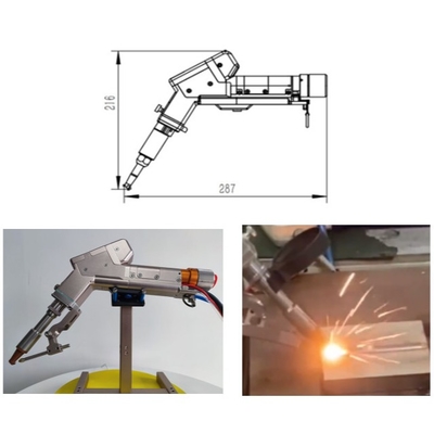 İyi bir fiyat. 4 mm Alüminyum kaynak için Hafif Tek Motorlu El Laser kaynak makinesi çevrimiçi