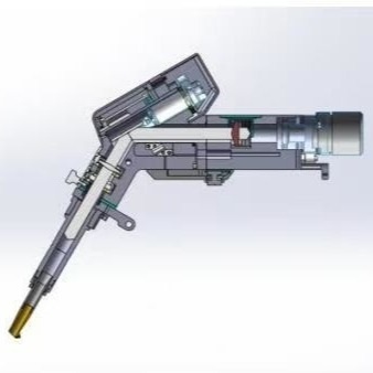 İyi bir fiyat. 1500W Fiber Handheld Tek Motorlu Lazer kaynak makinesi 0-5mm kaynak kirişi boyutu ayarlanabilir çevrimiçi