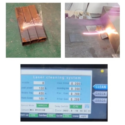 2000W CW Lazer Çıkış Modu ile Tek Sallanan El Lazer Temizleme Makinesi
